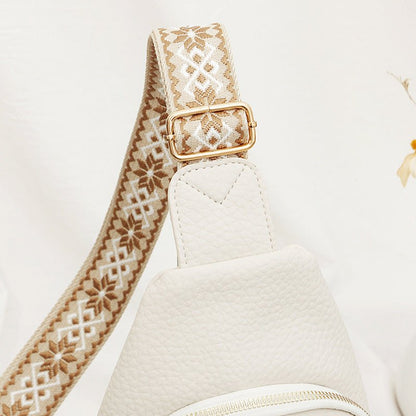 Soft Leather Retro Crossbody Bag - Hamora