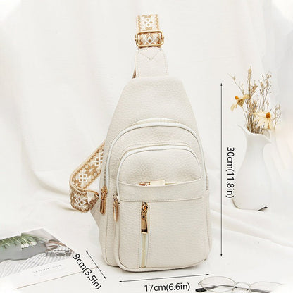 Soft Leather Retro Crossbody Bag - Hamora