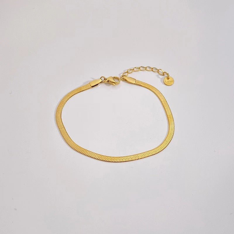 Stainless Steel 5 - piece Set Simple Bracelet Does Not Fade - Hamora