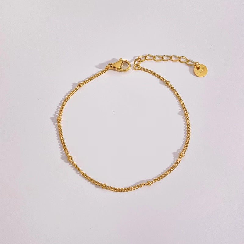 Stainless Steel 5 - piece Set Simple Bracelet Does Not Fade - Hamora