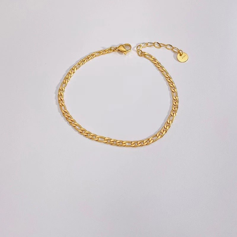 Stainless Steel 5 - piece Set Simple Bracelet Does Not Fade - Hamora