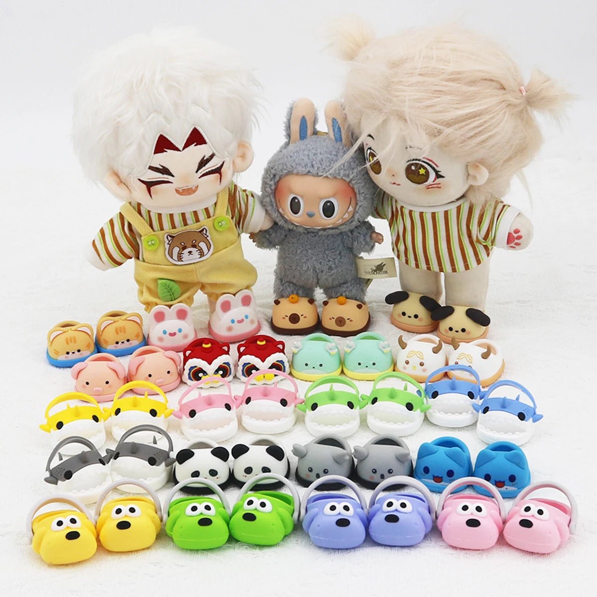 The Most Popular for Monster Labbu Casual Sandals Cute Accessories DIY Doll Toys for Labub Decoration Collect Toy Birthday Gift - Hamora
