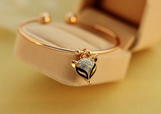 Vintage Crystal Beauty Rose Gold Bracelet Cute - Hamora