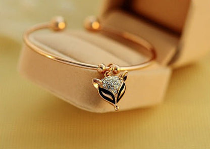 Vintage Crystal Beauty Rose Gold Bracelet Cute - Hamora