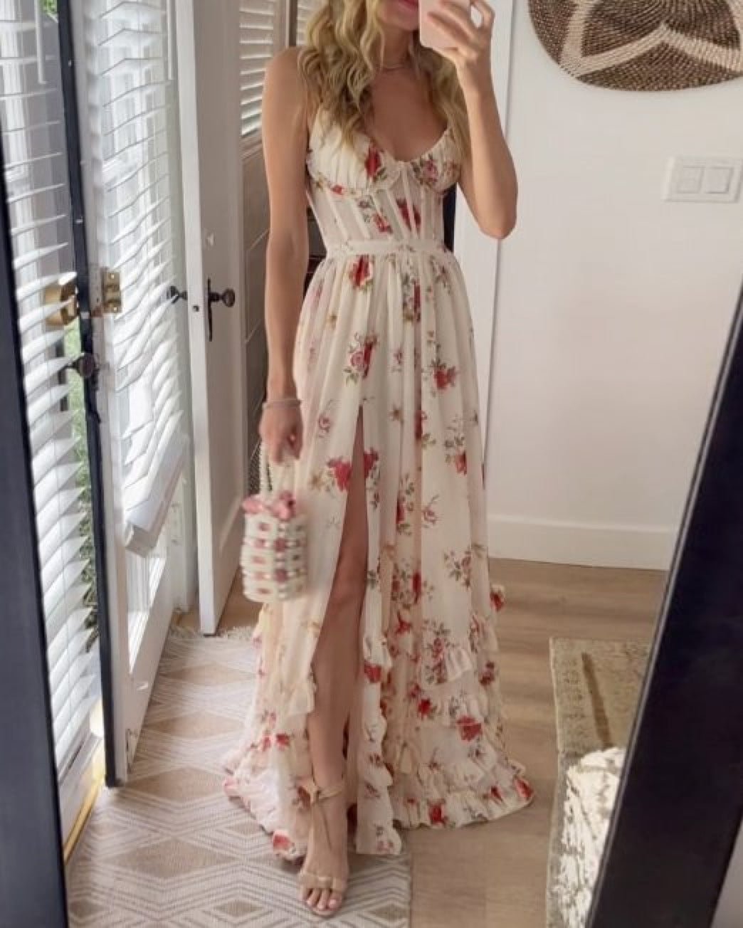 Women's Fashion Casual Printing Dress - Hamora