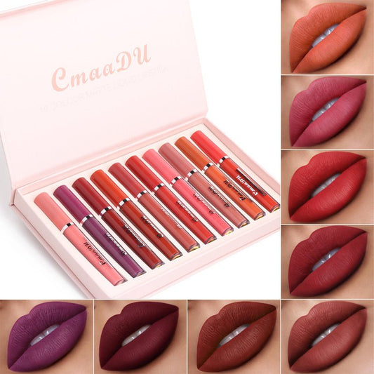 Women's Non - stick Cup Waterproof Matte Lipstick - Hamora