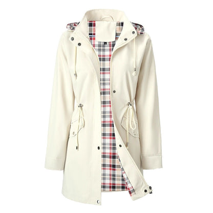 Women's Windbreaker Waterproof Elegant Style - Hamora